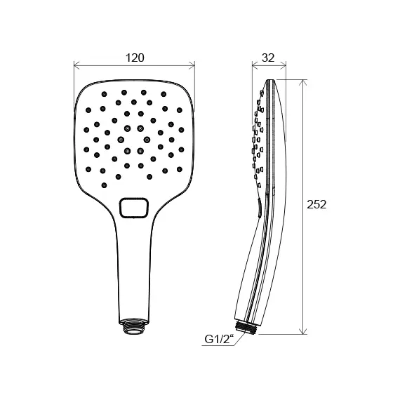 ДУШЕВАЯ ЛЕЙКА AIR 3 ФУНКЦИИ ДИАМЕТР 120 ММ RAVAK 958.00 ХРОМ
