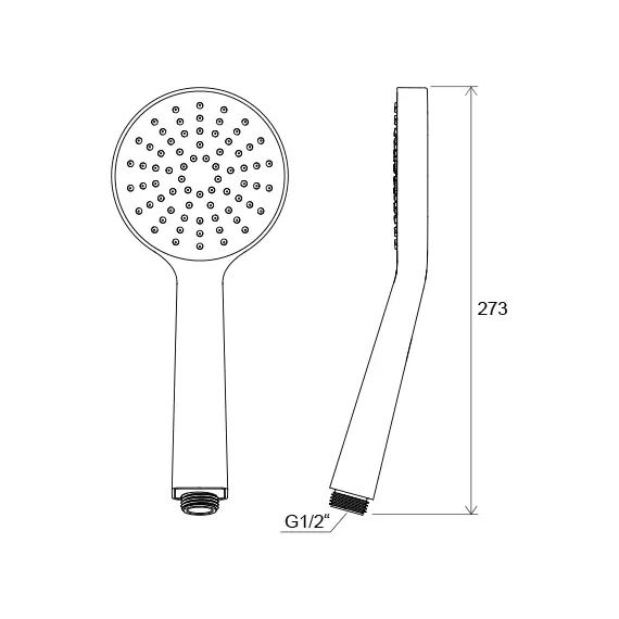 ДУШЕВАЯ ЛЕЙКА FLAT S 1 ФУНКЦИЯ ДИАМЕТР 100 ММ RAVAK 960.00