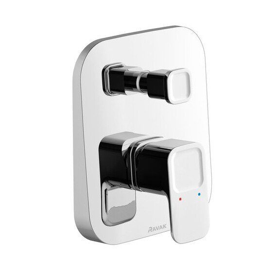 СМЕСИТЕЛЬ ВСТРОЕННЫЙ С ПЕРЕКЛЮЧАТЕЛЕМ RAVAK TD 061.00