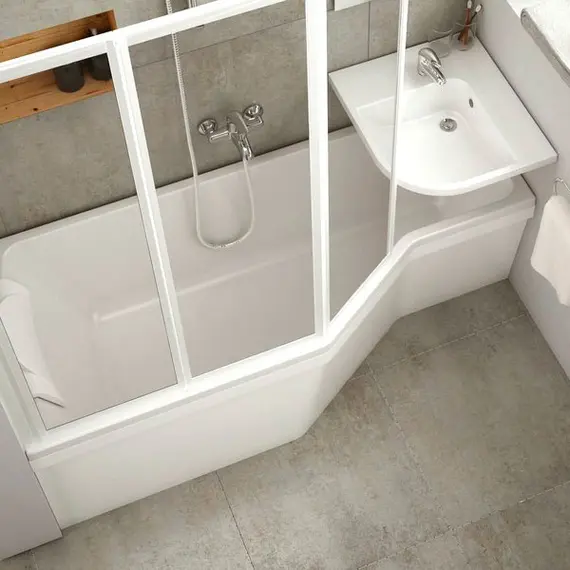 ВАННА АСИММЕТРИЧНАЯ RAVAK BEHAPPY II 160X75 L