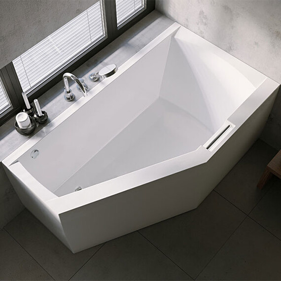 ВАННА АКРИЛОВАЯ С МОНОЛИТНОЙ ПАНЕЛЬЮ RIHO GETA PLUG & PLAY R 160X90