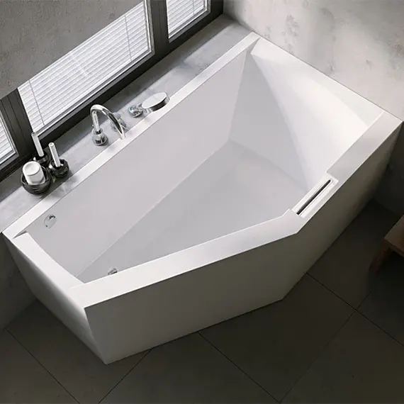 ВАННА АКРИЛОВАЯ RIHO GETA С МОНОЛИТНОЙ ПАНЕЛЬЮ PLUG & PLAY R 170X90