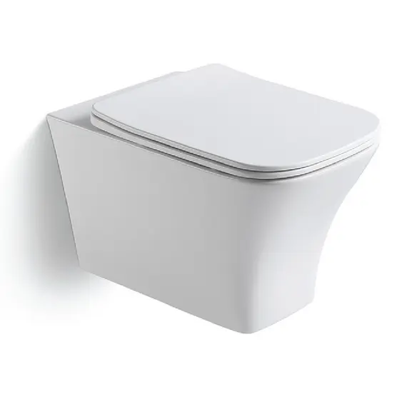 УНИТАЗ ПОДВЕСНОЙ БЕЗОБОДКОВЫЙ BLACK & WHITE W-723