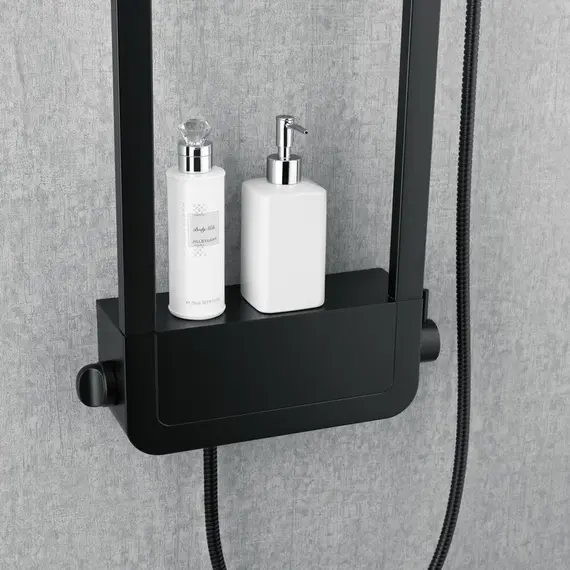 ДУШЕВАЯ ПАНЕЛЬ BLACK & WHITE W1020 ГРАФИТОВЫЙ ЧЕРНЫЙ