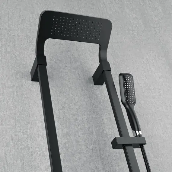 ДУШЕВАЯ ПАНЕЛЬ BLACK & WHITE W1020 ГРАФИТОВЫЙ ЧЕРНЫЙ