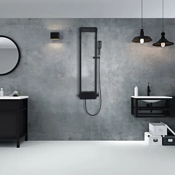 ДУШЕВАЯ ПАНЕЛЬ BLACK & WHITE W1020 ГРАФИТОВЫЙ ЧЕРНЫЙ