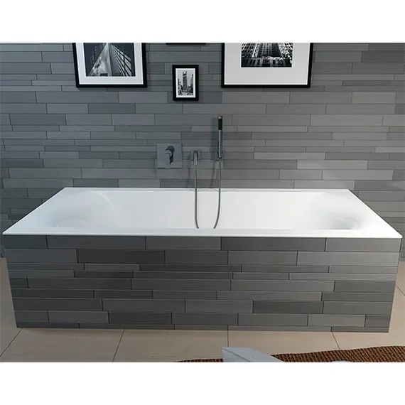 ВАННА АКРИЛОВАЯ RIHO LINARES RIGHT 180X80 C ТОНКИМ БОРТОМ