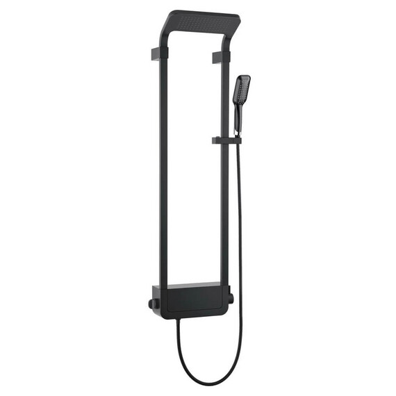 ДУШЕВАЯ ПАНЕЛЬ BLACK & WHITE W1020 ГРАФИТОВЫЙ ЧЕРНЫЙ