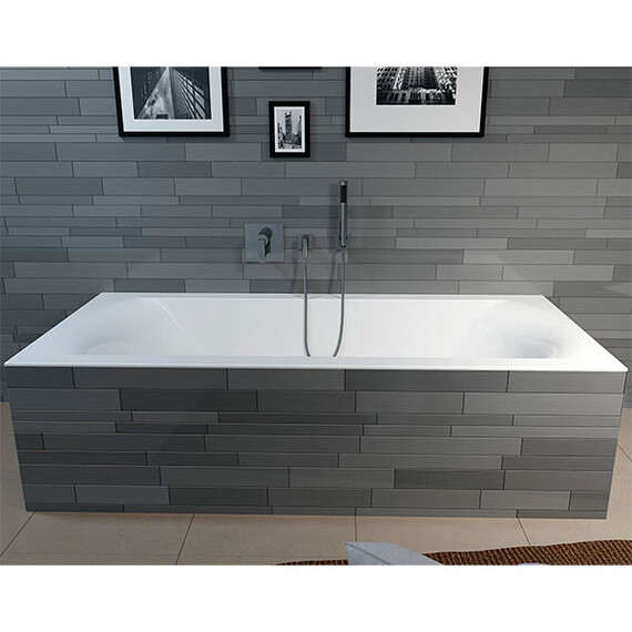 ВАННА АКРИЛОВАЯ RIHO LINARES RIGHT 180X80 C ТОНКИМ БОРТОМ