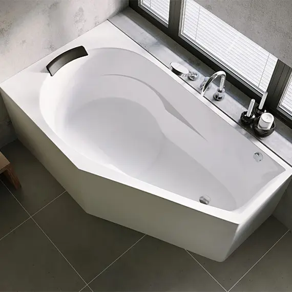 ВАННА АКРИЛОВАЯ С МОНОЛИТНОЙ ПАНЕЛЬЮ RIHO YUKON PLUG & PLAY R 160X90