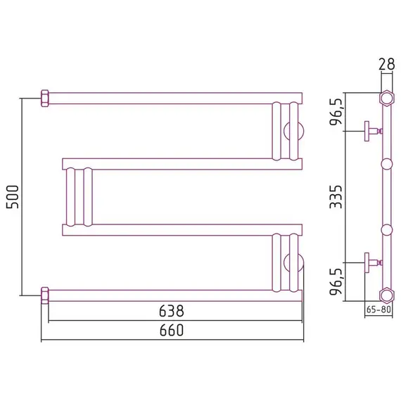 СУНЕРЖА HIGH-TECH MODEL "M" 500X650