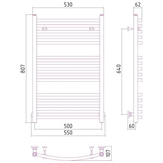 СУНЕРЖА АРКУС 800Х500