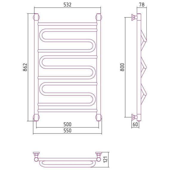 СУНЕРЖА ЭЛЕГИЯ+ 800Х500