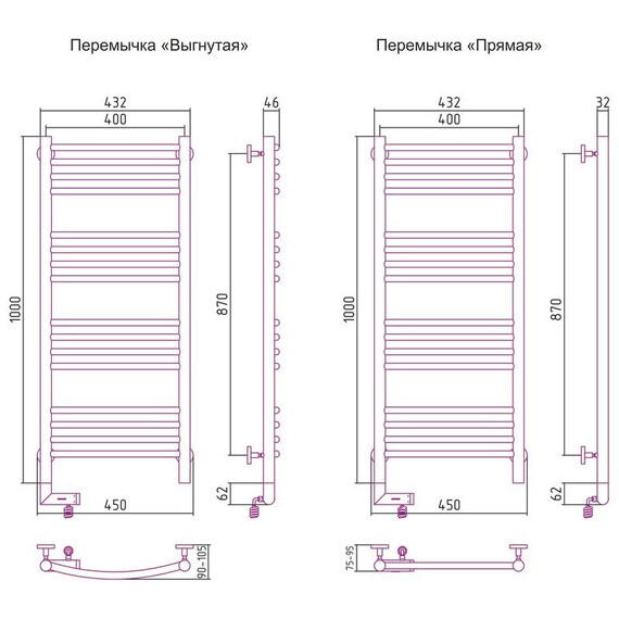 СУНЕРЖА БОГЕМА 2.0 1000Х400