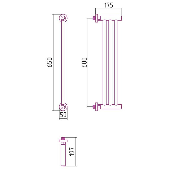 СУНЕРЖА ХОРДА 600Х195