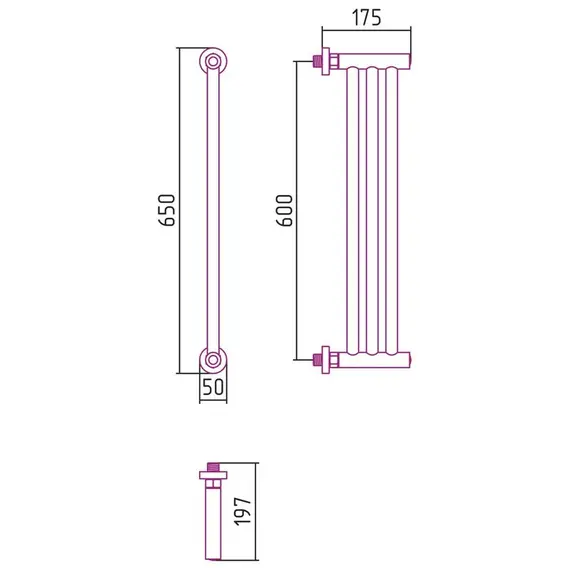 СУНЕРЖА ХОРДА 600Х195