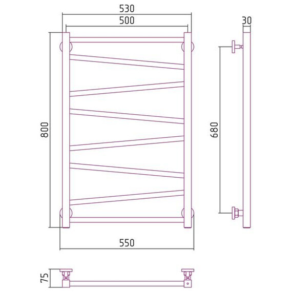 СУНЕРЖА СИРОККО 800Х500