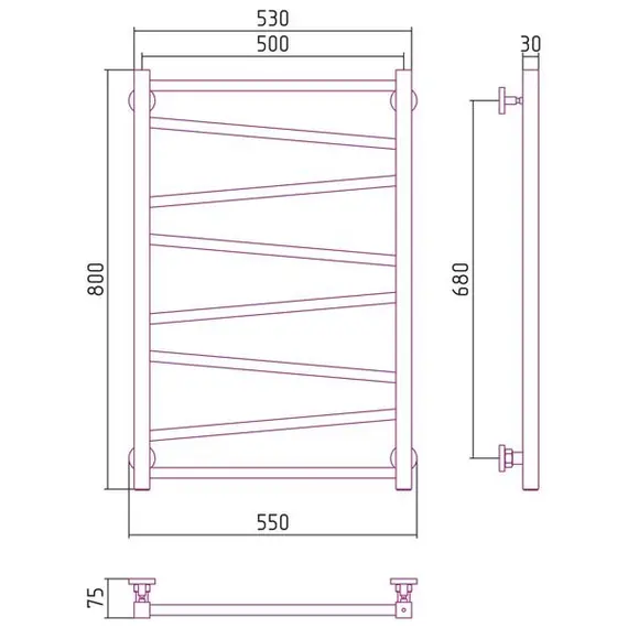 СУНЕРЖА СИРОККО 800Х500