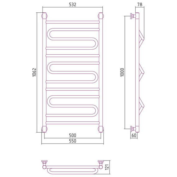 СУНЕРЖА ЭЛЕГИЯ+ 1000Х500
