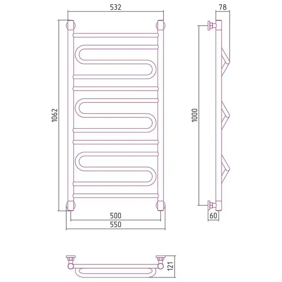 СУНЕРЖА ЭЛЕГИЯ+ 1000Х500