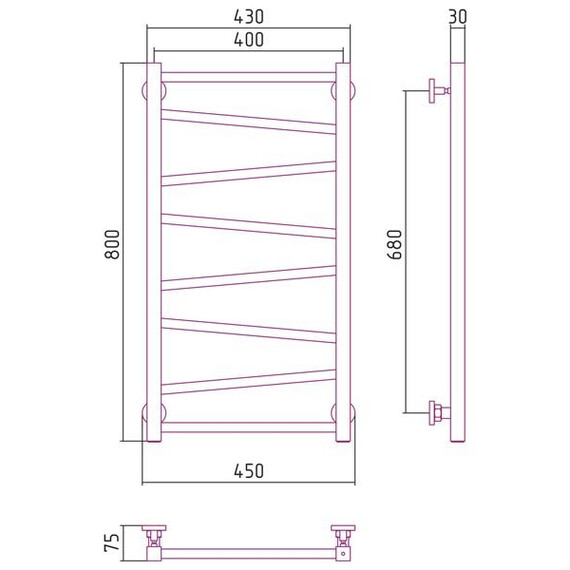 СУНЕРЖА СИРОККО 800Х400