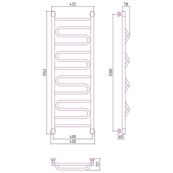 СУНЕРЖА ЭЛЕГИЯ+ 1200Х400