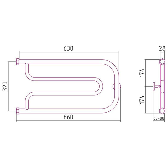 СУНЕРЖА ГУСЛИ 320Х650