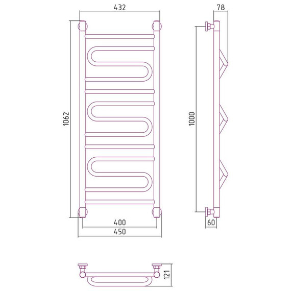СУНЕРЖА ЭЛЕГИЯ+ 1000Х400