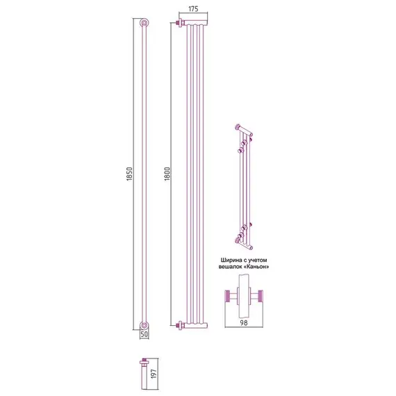 СУНЕРЖА ХОРДА 1800Х195
