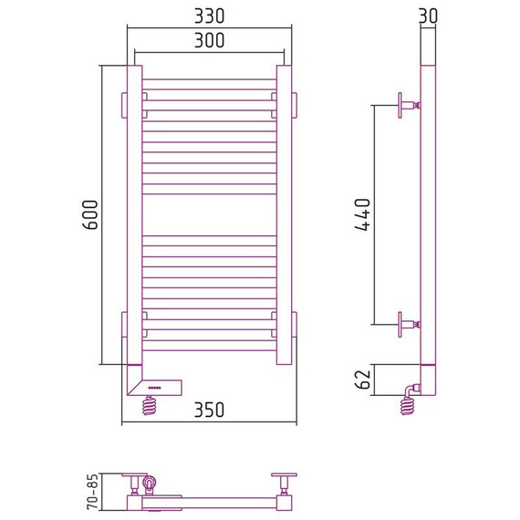 СУНЕРЖА МОДУС 2.0 600Х300