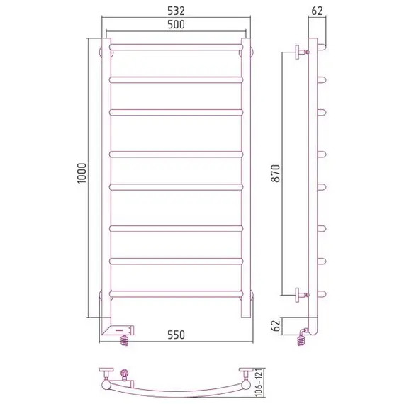 СУНЕРЖА ГАЛАНТ 2.0 1000Х500