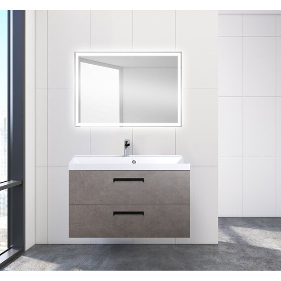 МЕБЕЛЬ ДЛЯ ВАННОЙ BELBAGNO AURORA 90 ПОДВЕСНАЯ (РАЗНЫЕ ОТДЕЛКИ)