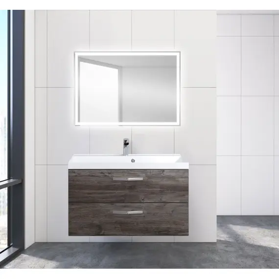 МЕБЕЛЬ ДЛЯ ВАННОЙ BELBAGNO AURORA 90 ПОДВЕСНАЯ (РАЗНЫЕ ОТДЕЛКИ)