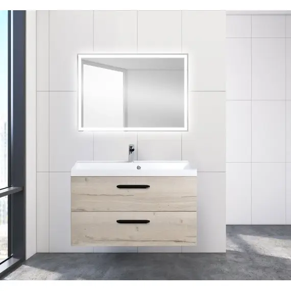 МЕБЕЛЬ ДЛЯ ВАННОЙ BELBAGNO AURORA 90 ПОДВЕСНАЯ (РАЗНЫЕ ОТДЕЛКИ)