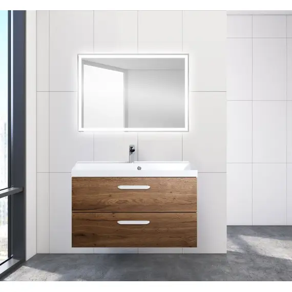 МЕБЕЛЬ ДЛЯ ВАННОЙ BELBAGNO AURORA 90 ПОДВЕСНАЯ (РАЗНЫЕ ОТДЕЛКИ)
