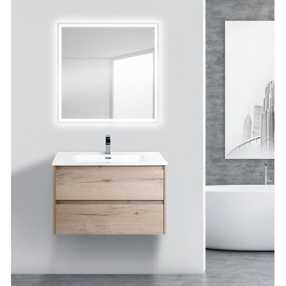 МЕБЕЛЬ ДЛЯ ВАННОЙ BELBAGNO KRAFT 70 ПОДВЕСНАЯ (РАЗНЫЕ ОТДЕЛКИ)