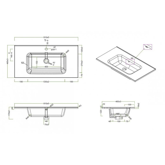 МЕБЕЛЬ ДЛЯ ВАННОЙ BELBAGNO KRAFT 90 ПОДВЕСНАЯ (РАЗНЫЕ ОТДЕЛКИ)