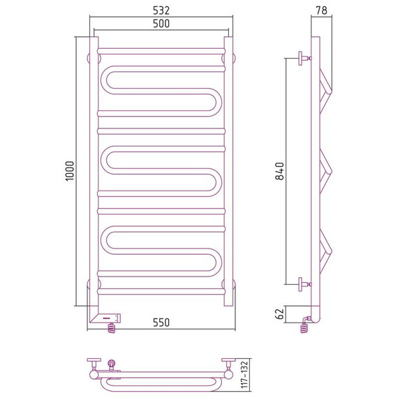 СУНЕРЖА ЭЛЕГИЯ 2.0 1000X500