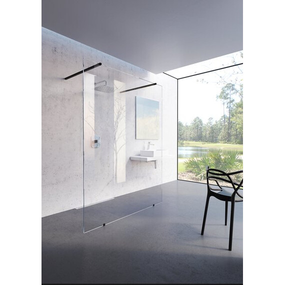 НЕПОДВИЖНАЯ СТЕНКА RAVAK ST WALK-IN FREE 1300 X 2000 БЛЕСТЯЩИЙ + ТРАНСПАРЕНТ