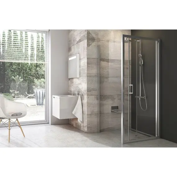 НЕПОДВИЖНАЯ СТЕНКА RAVAK BLIX BLPSZ-80 БЛЕСТЯЩИЙ + ТРАНСПАРЕНТ