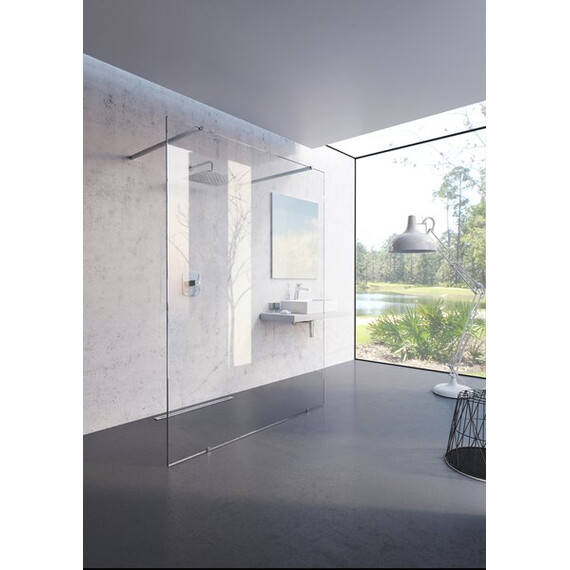 НЕПОДВИЖНАЯ СТЕНКА RAVAK ST WALK-IN FREE 1300 X 2000 БЛЕСТЯЩИЙ + ТРАНСПАРЕНТ