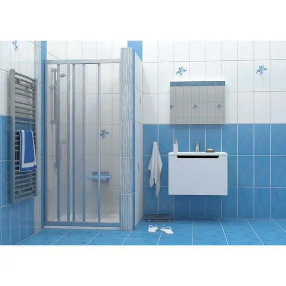 ДУШЕВАЯ ДВЕРЬ РАЗДВИЖНАЯ RAVAK SUPERNOVA ASDP3-80 САТИН+ГРЕЙП