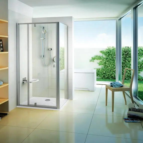 НЕПОДВИЖНАЯ СТЕНКА RAVAK PIVOT PPS-100 БЕЛЫЙ+ТРАНСПАРЕНТ