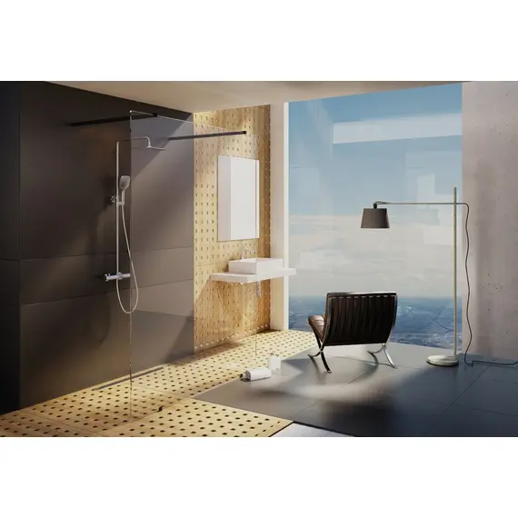 НЕПОДВИЖНАЯ СТЕНКА RAVAK ST WALK-IN FREE 1500 X 2000 БЛЕСТЯЩИЙ + ТРАНСПАРЕНТ