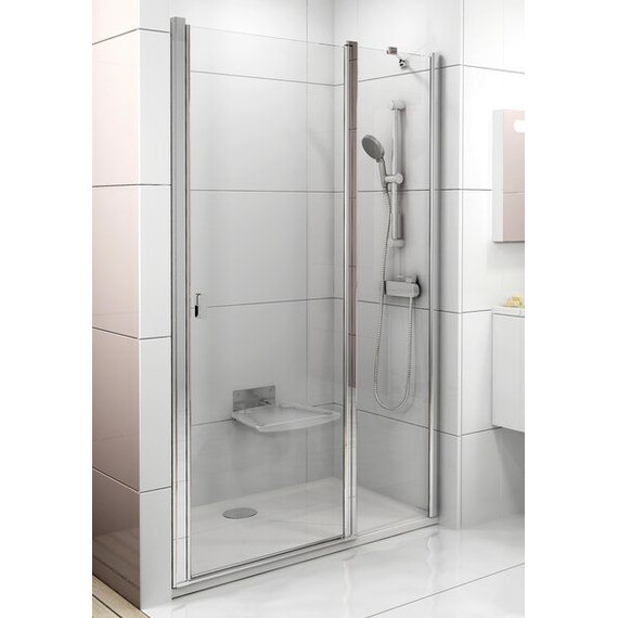 ДУШЕВАЯ ДВЕРЬ RAVAK CHROME CSD2-120 БЕЛЫЙ+ТРАНСПАРЕНТ