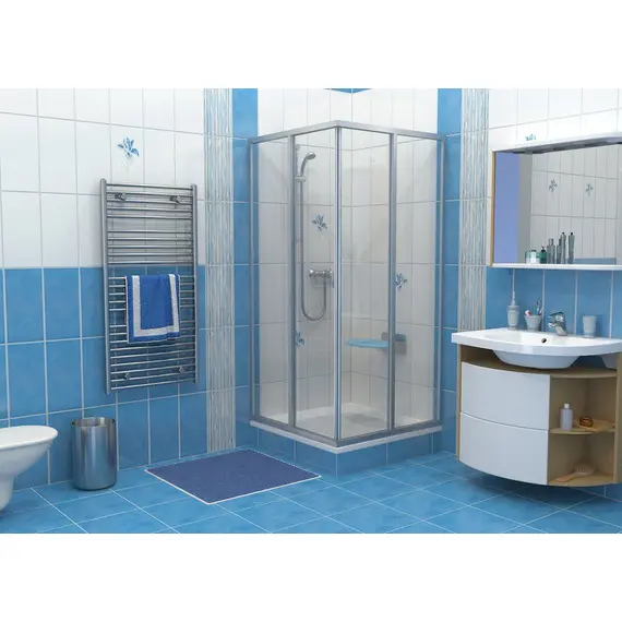 ДУШЕВОЙ УГОЛОК RAVAK SUPERNOVA SRV2-80 S БЕЛЫЙ+ГРЕЙП