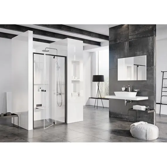 ДУШЕВАЯ ДВЕРЬ RAVAK PIVOT PDOP2 110 ЧЕРНЫЙ+ТРАНСПАРЕНТ