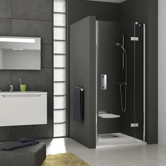 ДУШЕВАЯ ДВЕРЬ RAVAK SMARTLINE SMSD2-120 ТИП-A ХРОМ+ТРАНСПАРЕНТ ПРАВАЯ