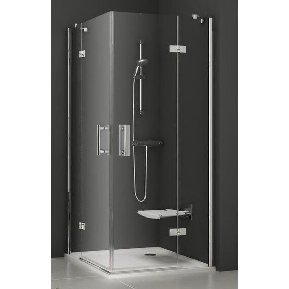 ДУШЕВОЙ УГОЛОК ПРЯМОУГОЛЬНЫЙ RAVAK SMARTLINE SMSRV4-90 ХРОМ+ТРАНСПАРЕНТ