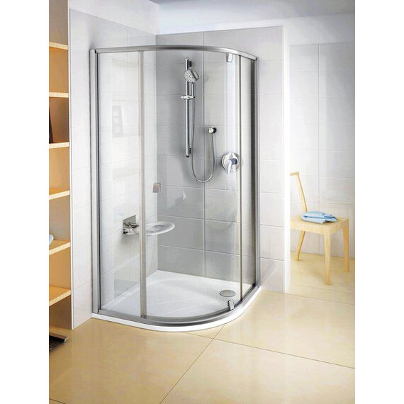 ДУШЕВОЙ УГОЛОК ПОЛУКРУГЛЫЙ RAVAK ПОВОРОТНЫЙ RAVAK PIVOT PSKK3-90 БЕЛЫЙ+ТРАНСПАРЕНТ